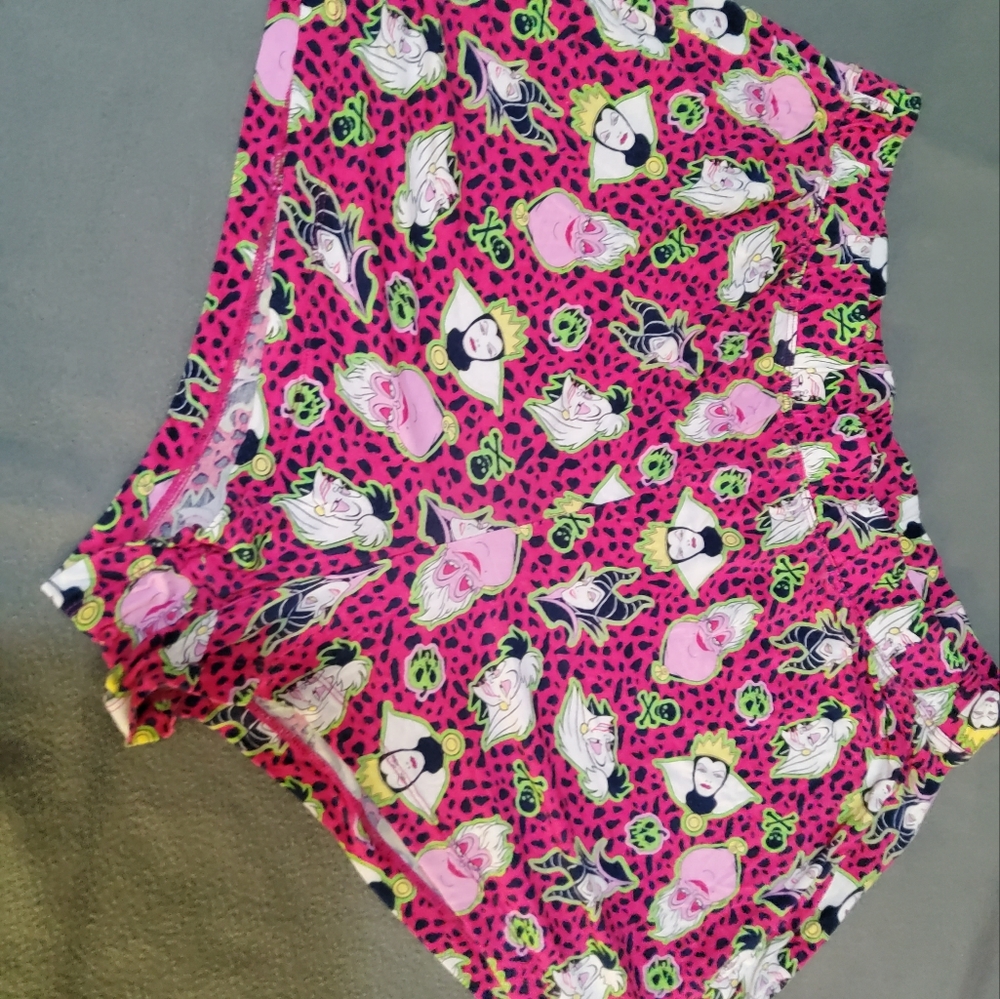 Vibrant Pink Villians Women's Pajama Shorts